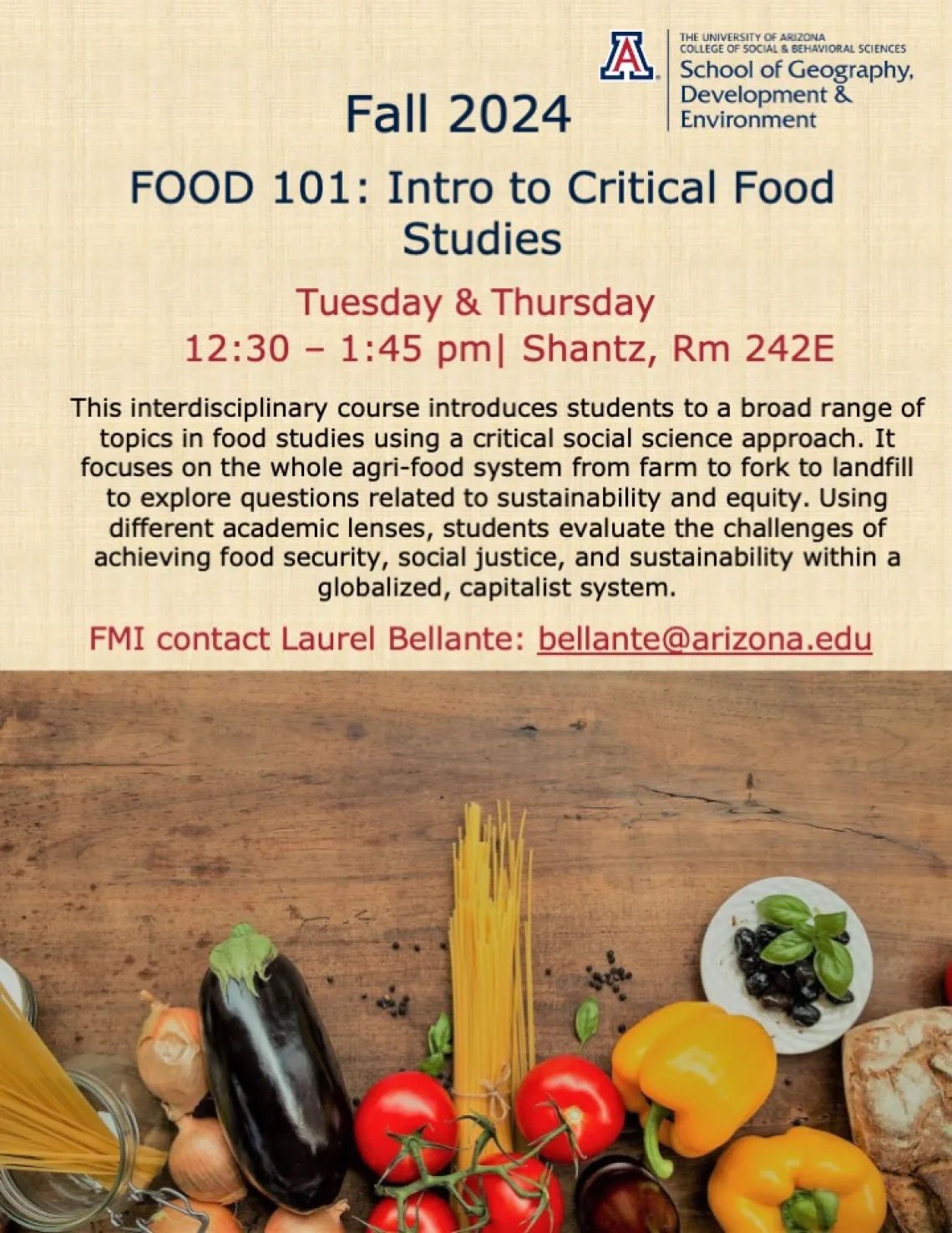 FOOD 101 Intro to Critical Food Studies